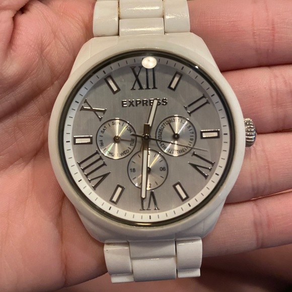 Express Women's Multi-Function Watch - White - Picture 3 of 6